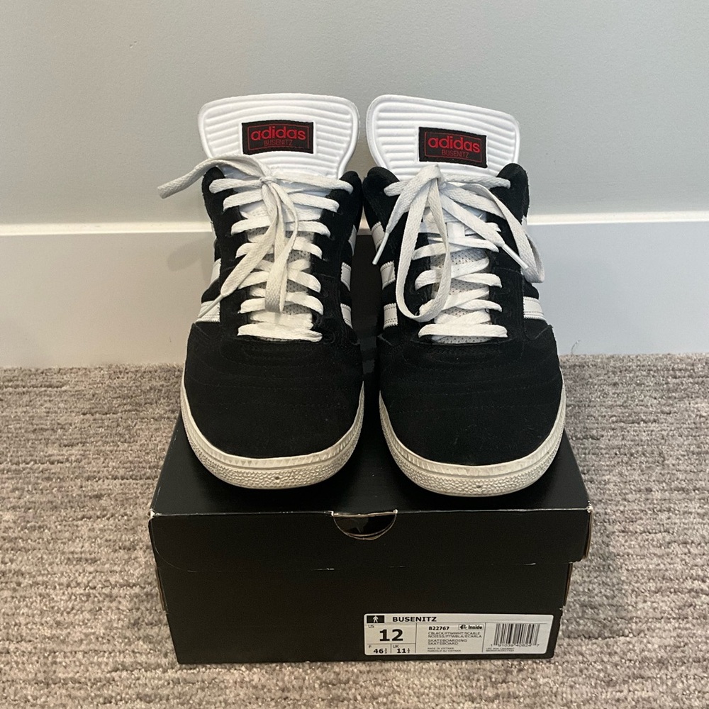 Size 12 - adidas Busenitz Pro Black Scarlet